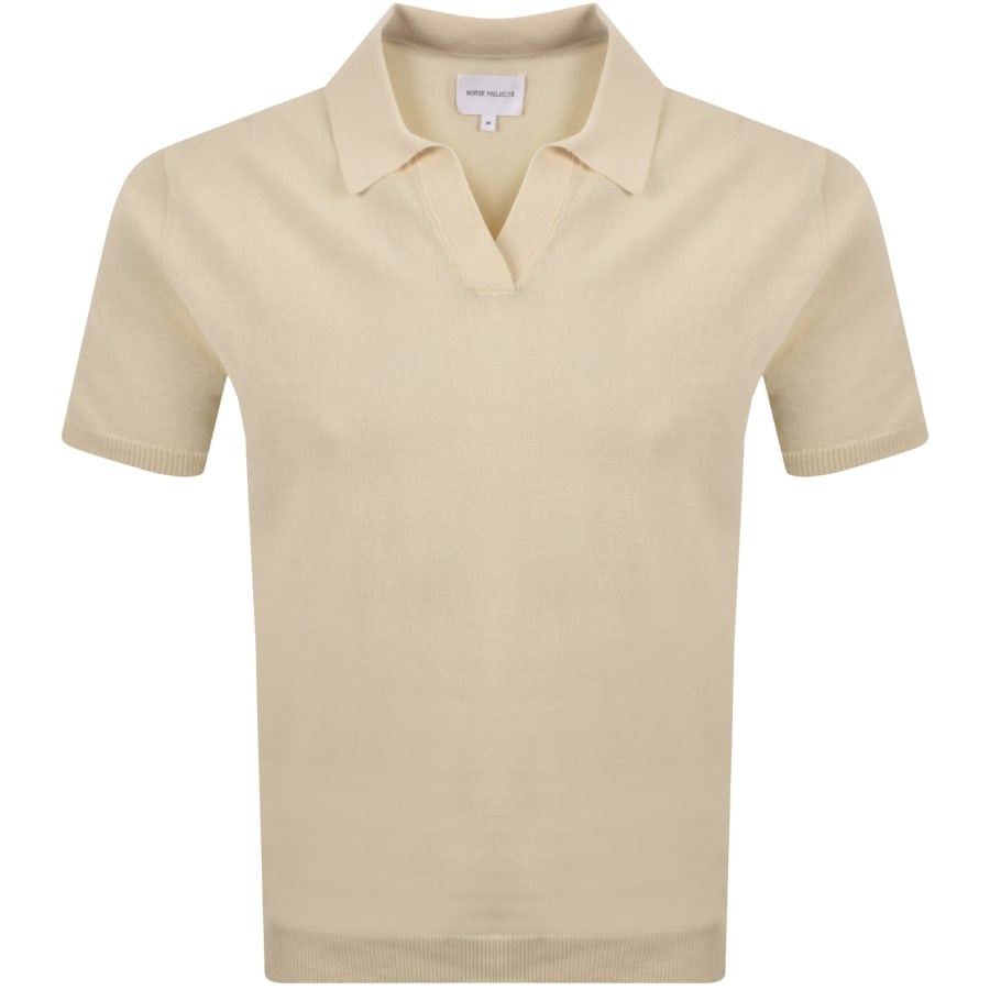 Norse Projects Anholt Paper Polo Cream | Mainline Menswear ca